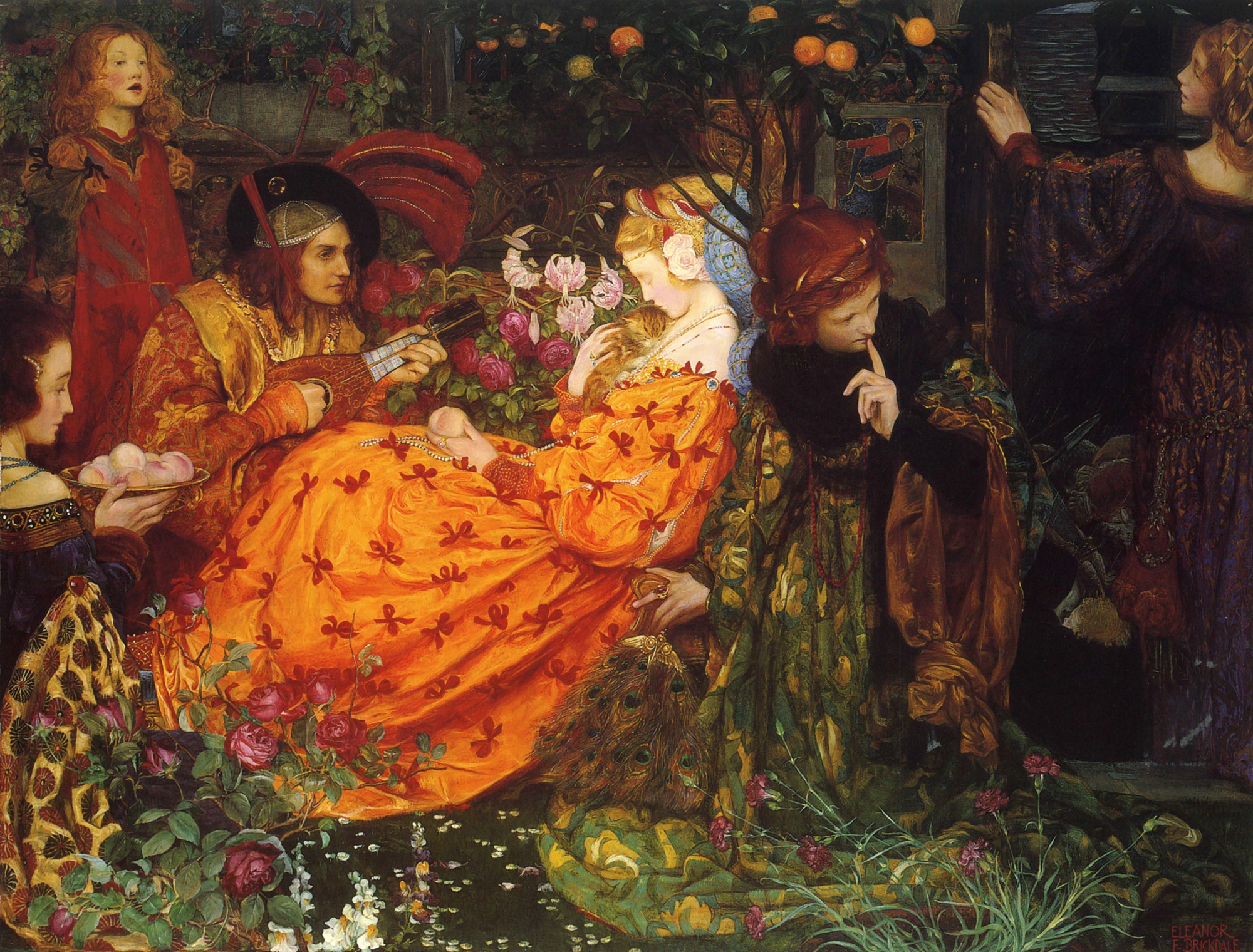 Eleanor Fortescue-Brickdale's The Deceitfulness of Riches