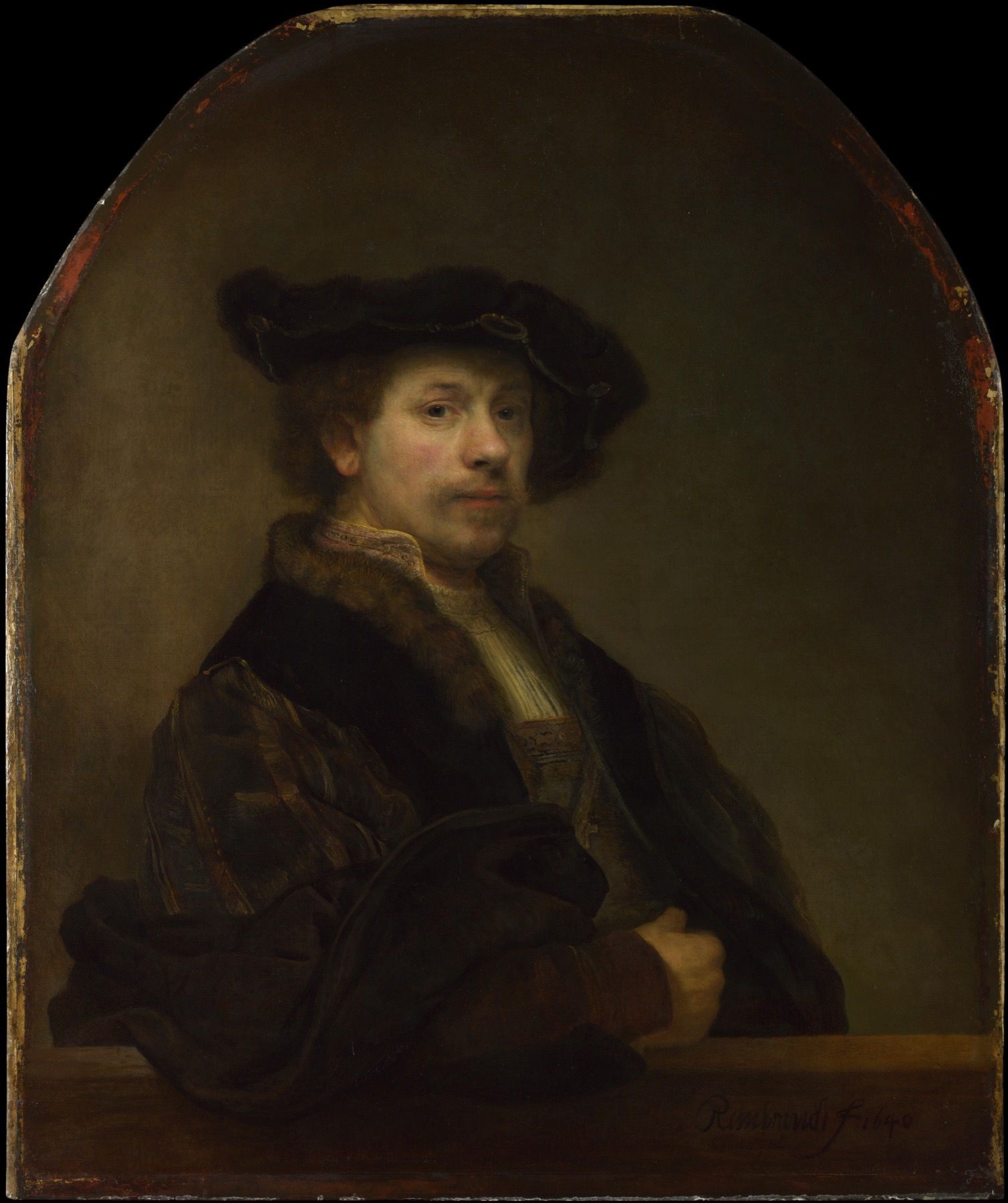 Rembrandt van Rijn self-portrait
