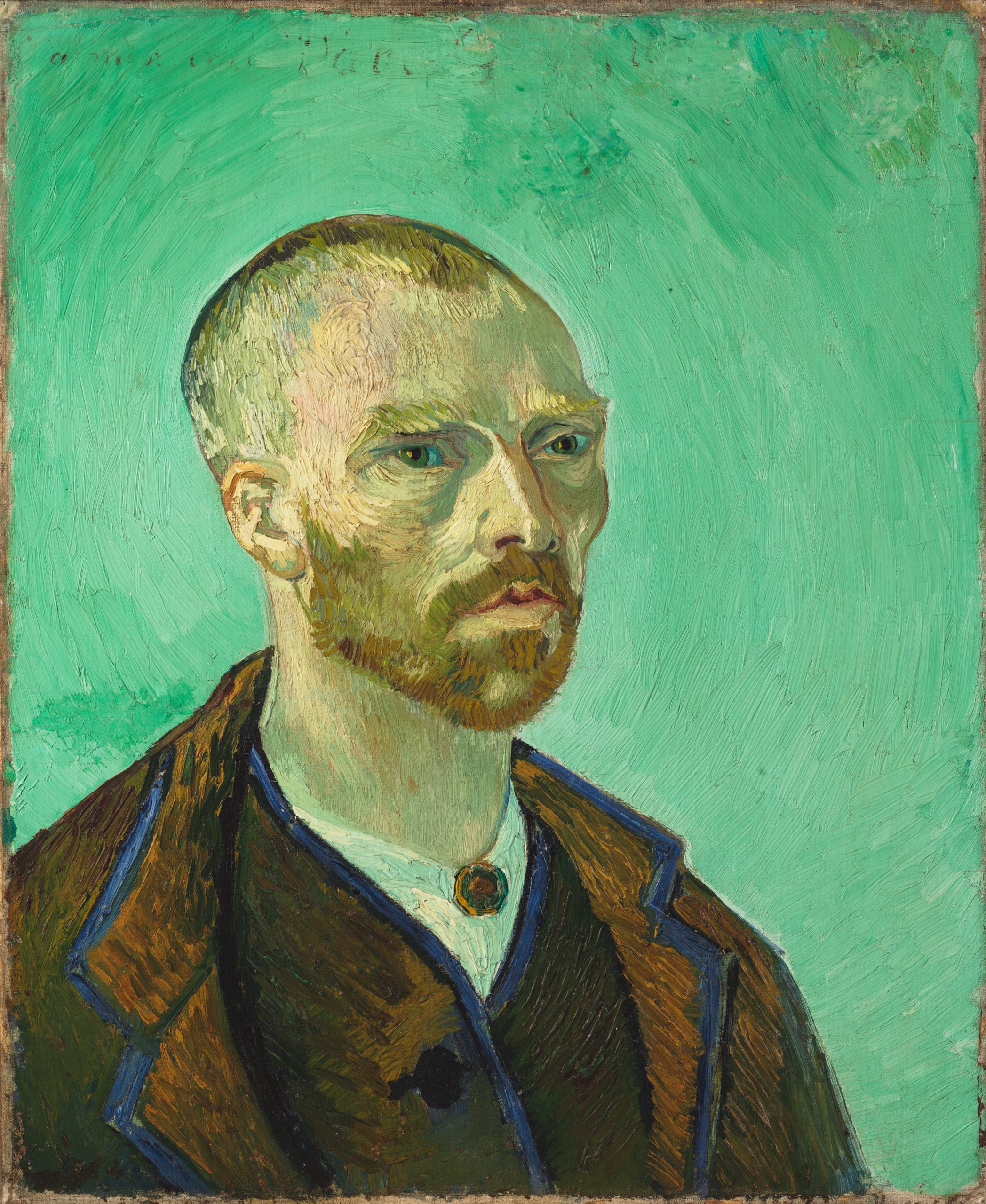 Van Gogh self-portrait dedicated to Paul Gauguin